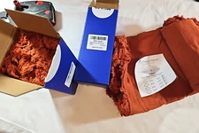 MIULEE Pack of 2 Orangish Decorative Pillow Covers fits 20x20 pillow