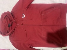 Felpa con cappuccio media True Religion rossa