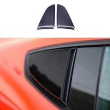 Carbon Fiber Rear Side Window Quarter Louver 2015-22 For Ford Mustang 1ROSNH Dry