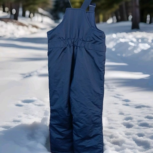 Swiss Tech Kids Children's Size 6 6x Black Snow Ski Bib Overalls Water Resistant - Picture 3 of 4