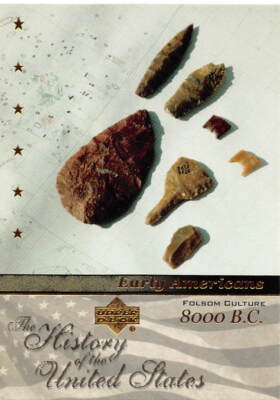 2004 Upper Deck History of the United States #EA9 Folsom Culture | eBay