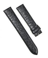 Genuine Tissot 18mm x 16mm Black Alligator Leather Watch Band Strap
