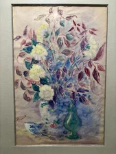 MADELEINE ROUART Post Impressionist French, water color painting