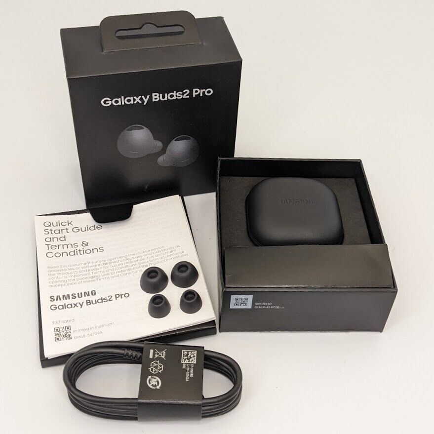 Samsung Galaxy Buds2 Pro True Wireless Earbud Headphones Graphite