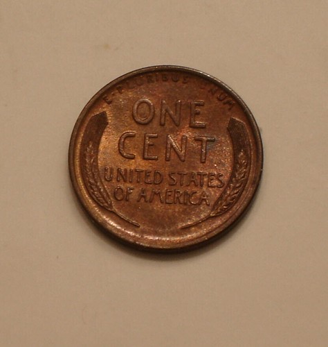 1911-D LINCOLN CENT original Choice BU subtle Rainbow Tone - Picture 2 of 5