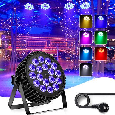 U'King 270W Par Can LED Light RGBW Strobe Stage Beam Dance DJ Party DMX512 Light