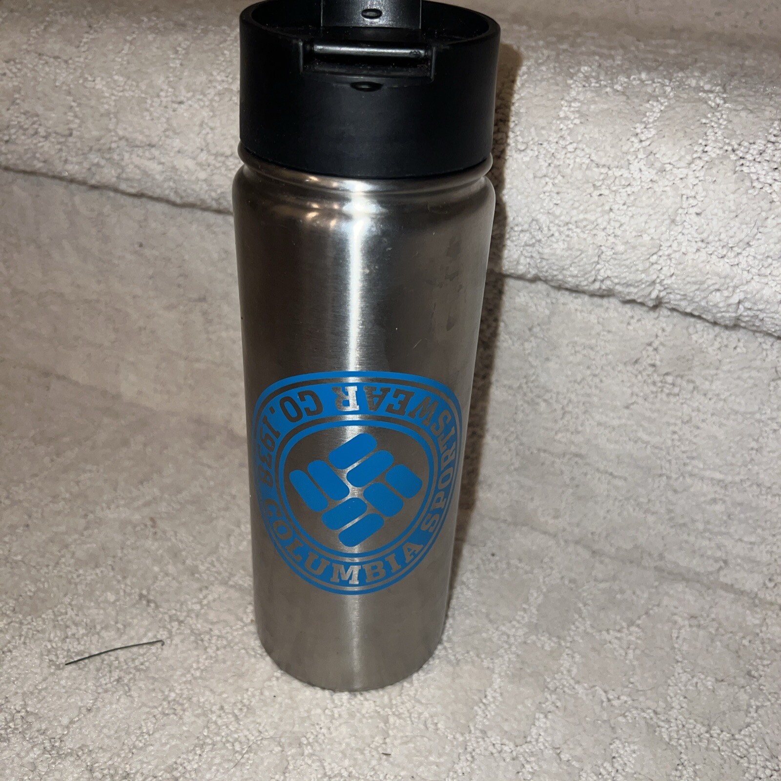 Columbia Sportswear Logo 18oz Black Hydro Flask Water Bottle  