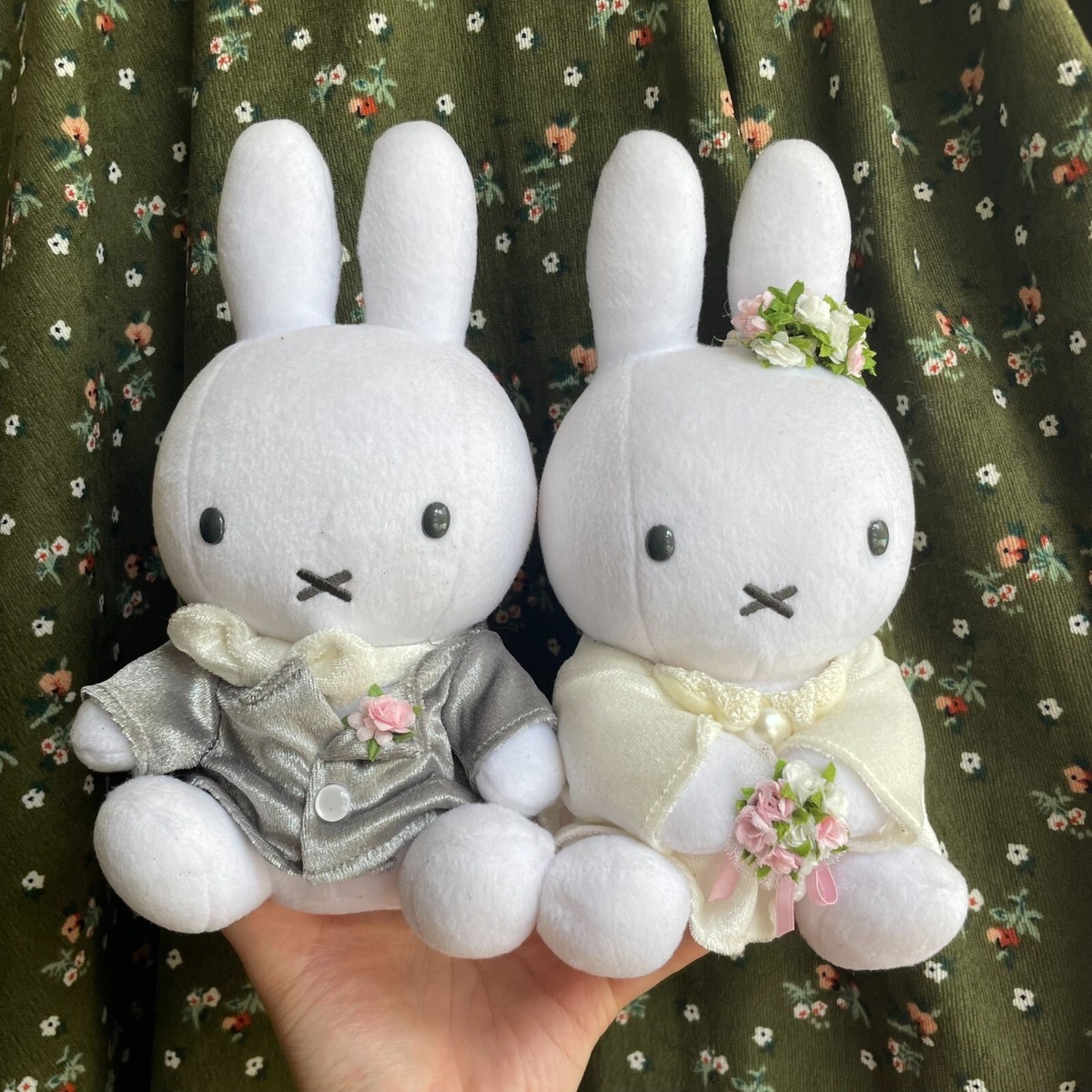 Dick Bruna Miffy Wedding Doll Plush Set Bride and Groom | eBay