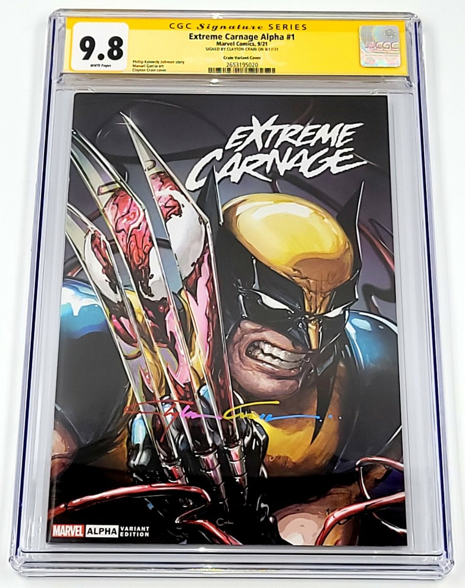 エクストリームカーネージ #1 EXTREME CARNAGE ALPHA #1 [CLAYTON CRAIN] TRADE DRESS CGC SS