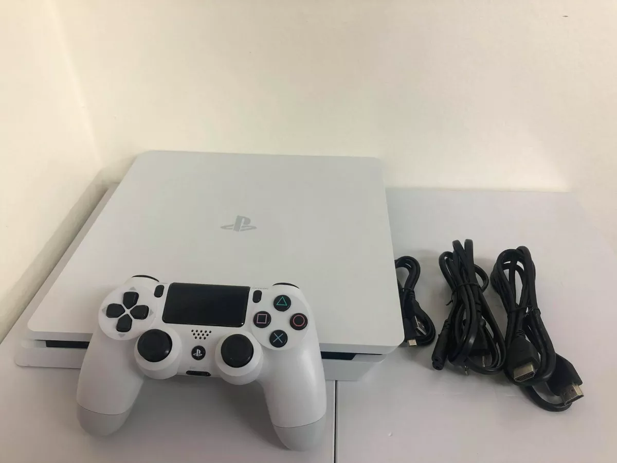 SONY PS4 Playstation 4 CUH-2000A 500GB Slim Console Glacier White Fedex  Shipping