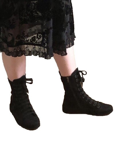 ANN DEMEULEMEESTER Suede Boots Size 36 | eBay