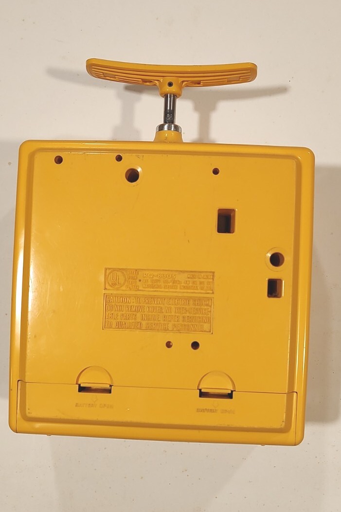 Vintage Panasonic Dynamite Portable 8 Track Tape Player RQ830S Yellow