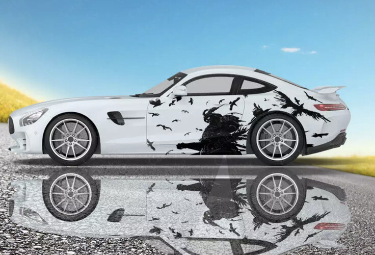 Custom Samurai Livery Racing Side Wrap Car Decal JDM SAMURAI BOTH SIDES