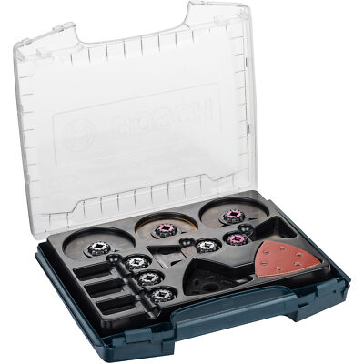 Bosch Professional Starlock-Zubehöre in i-BOXX Pro, 34-teilig, Set, blau