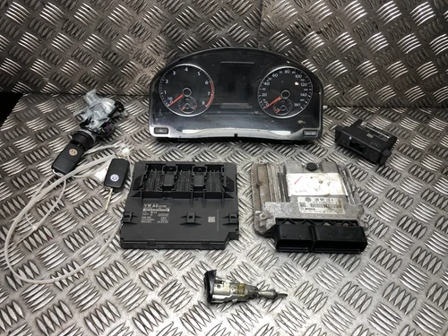 VW EOS 2008-2010 2.0 TSI ECU KIT SET & KEY (MANUAL) 1Q0907115H - CCZ CCZB