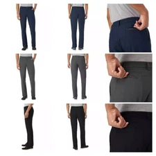 Kirkland Signature Men's Performance Pant black blue gray