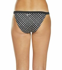 NWT Nike Black White Dots Bikini Bottoms Women's Size Medium 51010 MSPR: 40