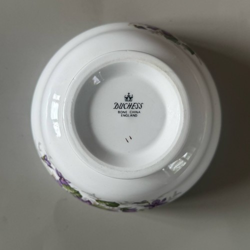 Duchess 'Violetta' Bone China Trio - Sugar Bowl, Tea Saucer, Side Plate - Picture 6 of 12