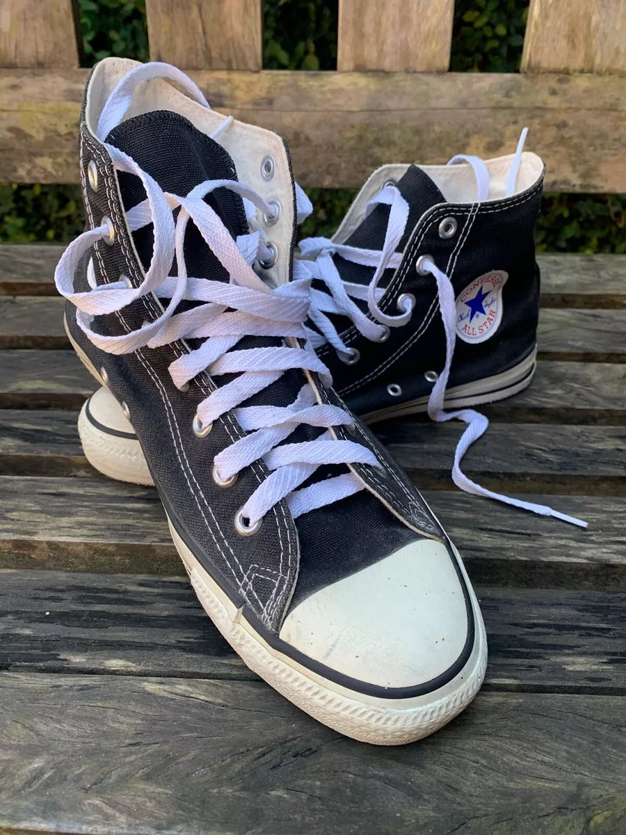 all star converse original old school vintage made in USA 70's Black