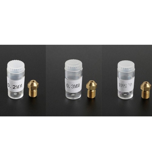 3D Printer Parts V6 Nozzle for V6 Hotend Nozzle 1.75mm Wear-resistance 3 Pcs - Afbeelding 3 van 8