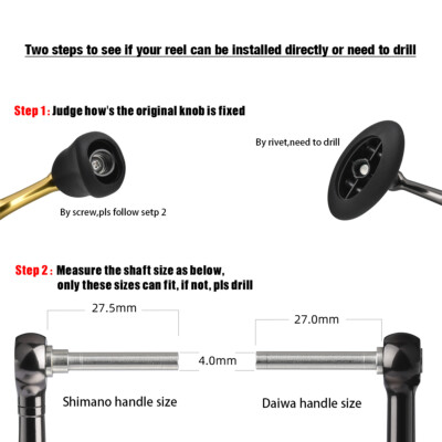 GOMEXUS Power Knob for Shimano Stradic Daiwa Ballistic LT Spinning
