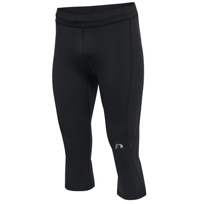 Newline Pants Core Running Knee Tights 3/4 Hose Jogging black 510105 2001 SALE 