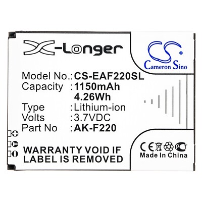 BATTERIE 1150mAh SD474050A AK-F220 For Tiptel Ergophone 6060, Emporia F220