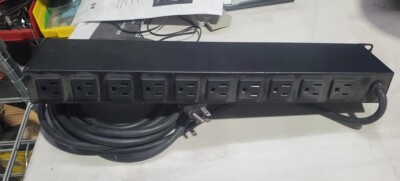 A-NEUTRONICS 12 OUTLET SURGE PROTECTOR POWER STRIP MS-1215-S6 15A - USED