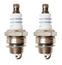 Bosch Pair Set of 2 Super Plus Small Engine Spark Plugs Nickel