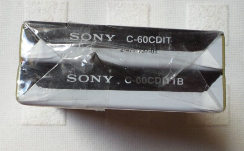 Lot De 2 Cassettes Audio SONY Chrome – 60 Min – TYPE II – Neuves Sous Blister