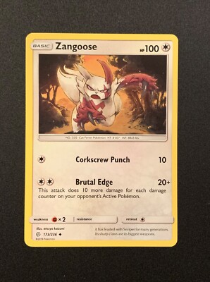 Zangoose 173/236 | Uncommon | Sonne und Mond Kosmische Finsternis