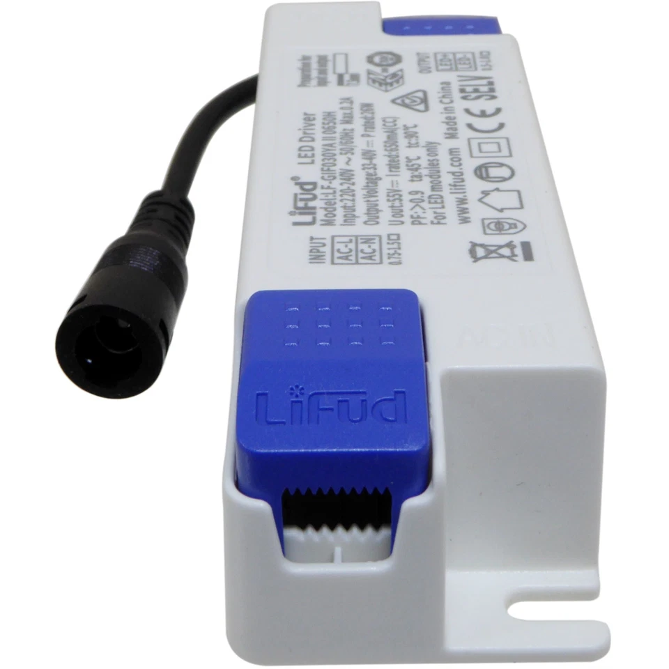 LED Driver Power Supply 230V for 25W LED Panel 33-40V DC 650mA Out Flicker Free - Image 2 of 4