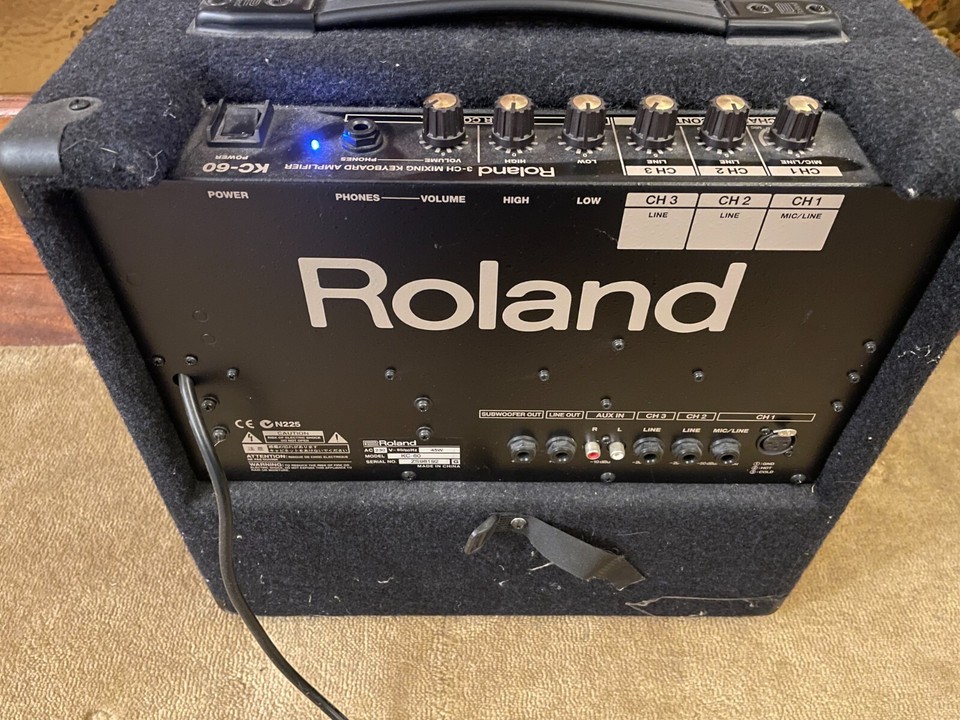 Roland KC60 3 Channel Keyboard Amplifier Pa Mixer Amp eBay