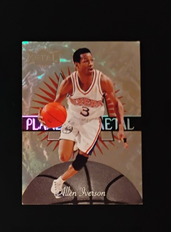 1997-98 Skybox Planet Metal Allen Iverson Card #2 of 15 PM near