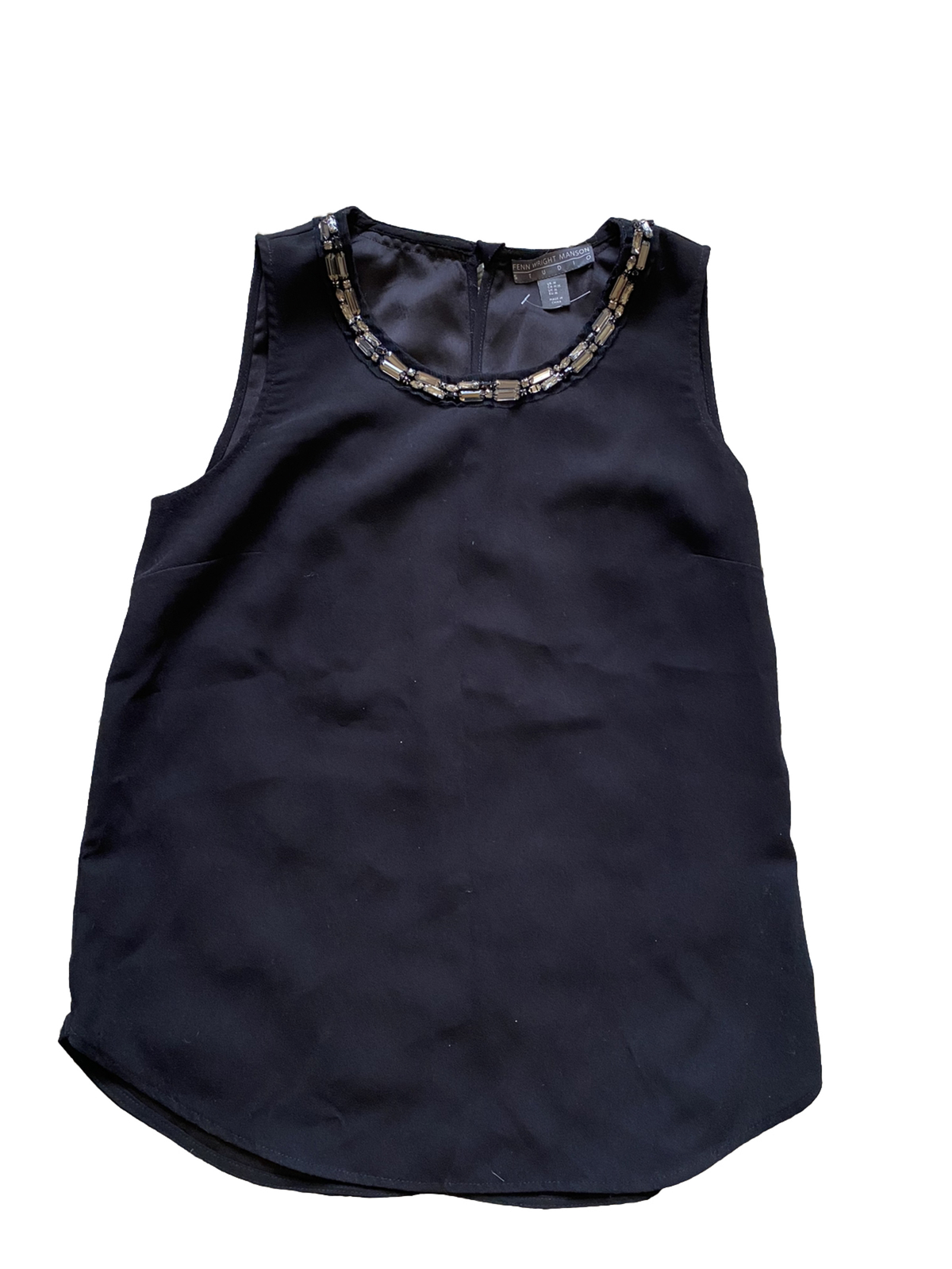 Fenn Wright Manson Studio Blouse Top Rhinestones … - image 1