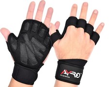 Gym Gloves - Anti-Slip Weightlifting Gloves with Wrist Wraps for Men  Women