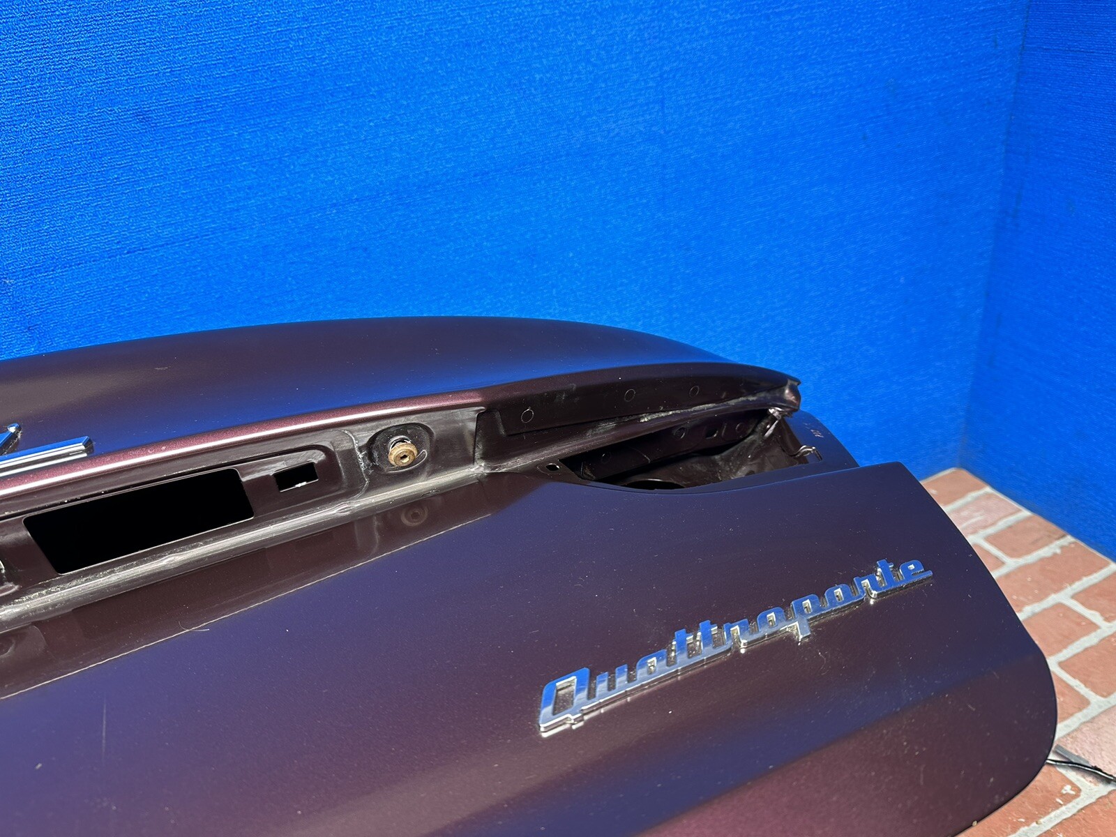 ✅2014-2017 MASERATI QUATTROPORTE S Q4 PURPLE REAR HATCH TRUNK LID OEM