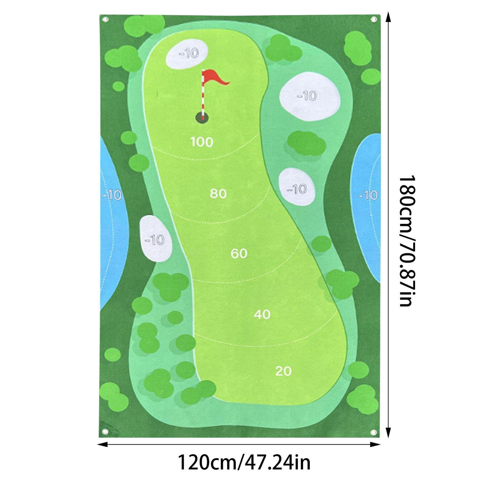 Golf Chipping Mat Indoor Golf Games and Outdoor Golf Practice Mats