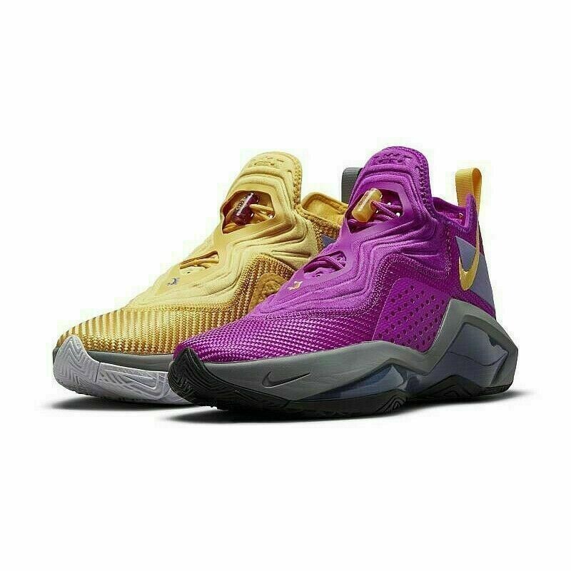 NIKE LEBRON SOLDIER 14 LAKERS CK6024-500 VIVID PURPLE MEN'S