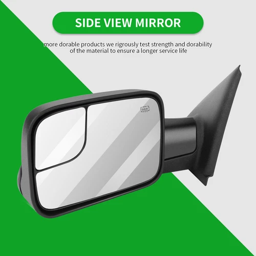 Power Heated LH Towing Mirror Flip up For 02-08 Dodge Ram 1500 03-09 2500 3500