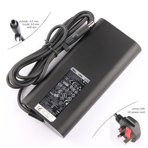 NUEVO CARGADOR GENUINO DELL XPS 9530 9550 PRECISION 5510 5520 130W 9TXK7 6TTY6 - Imagen 2 de 3