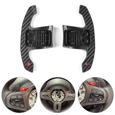 2PCS For BMW X4 X5 X6 X7 G20 G30 G80 Steering Wheel Paddle Shifter Carbon Fiber