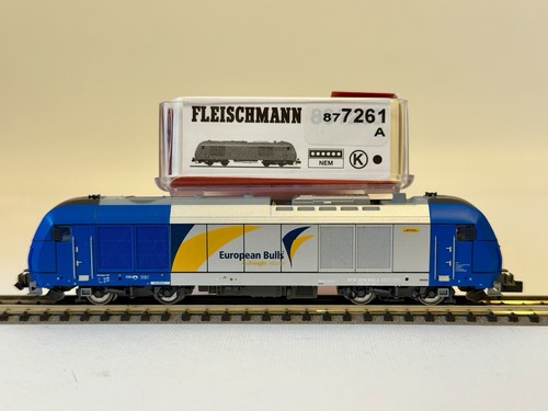 Fleischmann piccolo 87 7261 Hercules 2016 Diesellok European Bulls LTE - OVP | Condition: Gebraucht