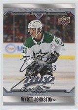 2024-25 Upper Deck MVP SP Silver Script Wyatt Johnston #205 w7v