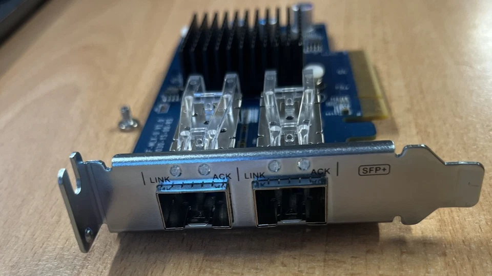 LAN-10G2SF-MLX-U QNAP Dual-Port 10GBe SFP+ Network Expansion Card Low Profile - Image 2 of 3