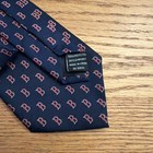 MLB Boston Red Sox Tie Navy Blue With Red Boston Logo Excellent Condition — photo 6