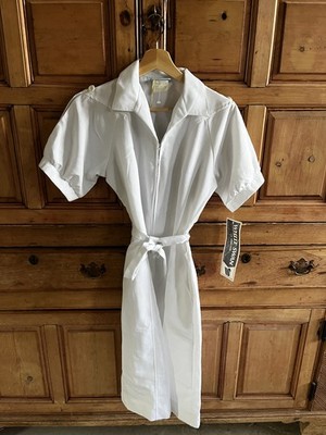 Vintage 60s White Swan Deadstock Nurse Dress Uniform