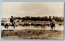 Uruguay Postcard Contry Reminiscences Series Troop in One Step c1920s RPPC Photo