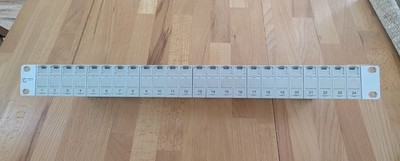 19'' Patchpanel 24 Port Netzwerk Cat.6A RJ45 Metz Connect