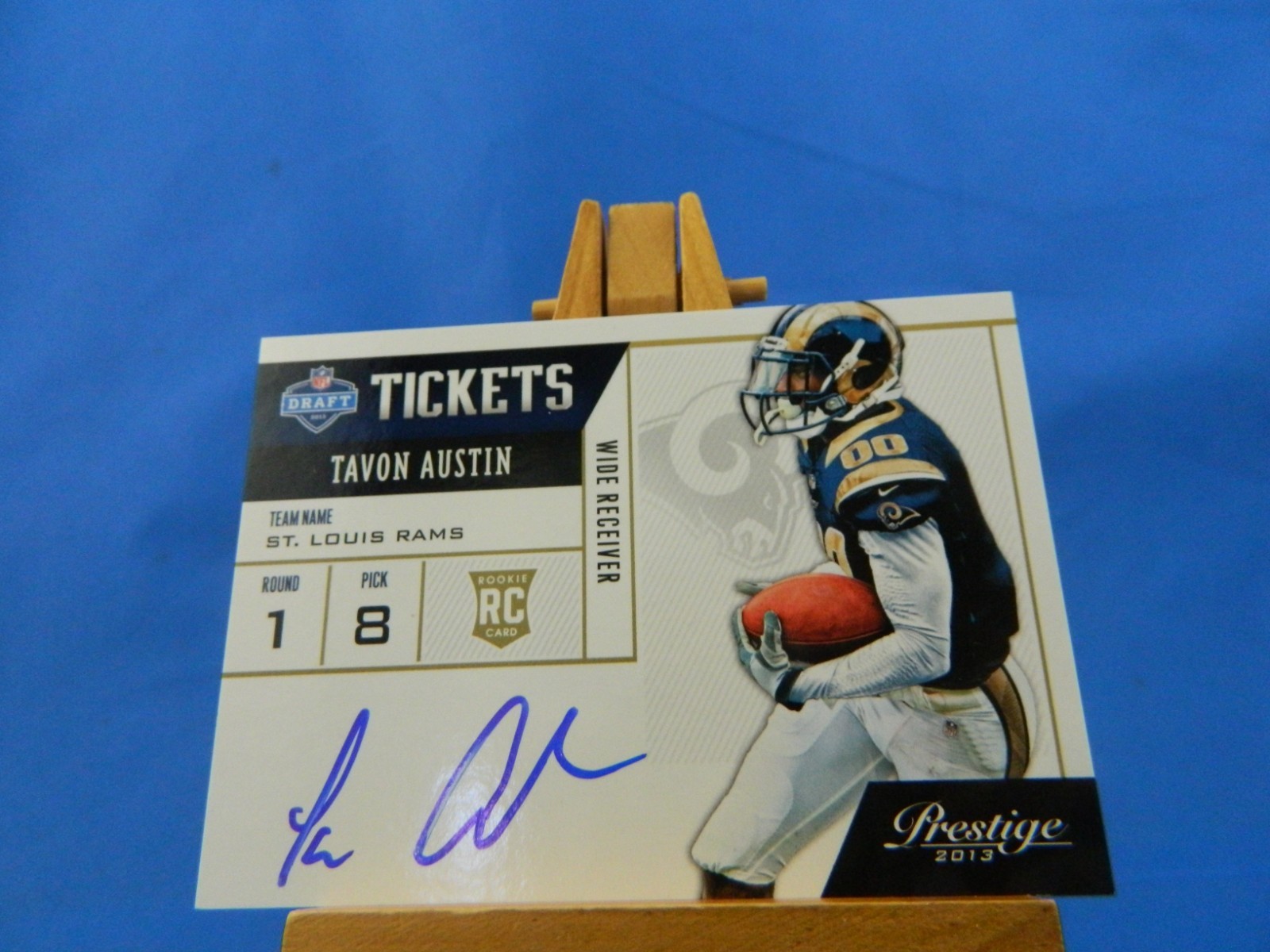 Tavon Austin Panini Prestige NFL Draft Tickets #2 Autograph